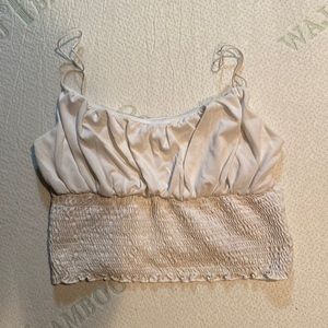 Urban Outfitters white cropped tank